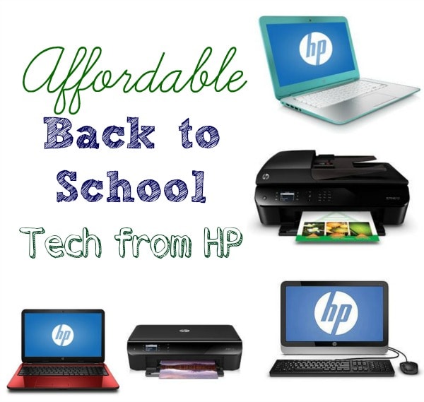 Affordable Technology for Back to School from HP