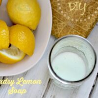 DIY Sudsy Lemon Soap Recipe and Palmolive Sweepstakes