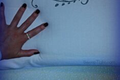 Nature's Sleep Memory Foam mattress and gel pillow have me sleeping like a baby! #NaturesSleep #spon
