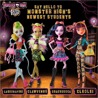 Meet the Monster High Freaky Fusion Dolls | A Magical Mess