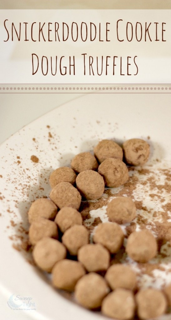 Snickerdoodle Cookie Dough Truffles Recipe