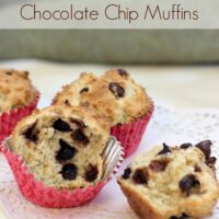 Vanilla Rich Chocolate Chip Muffins Recipe