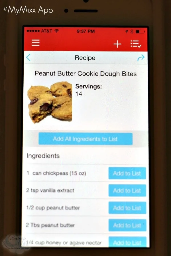 Peanut Butter Cookie Dough Bites Recipe on the #myMixx app