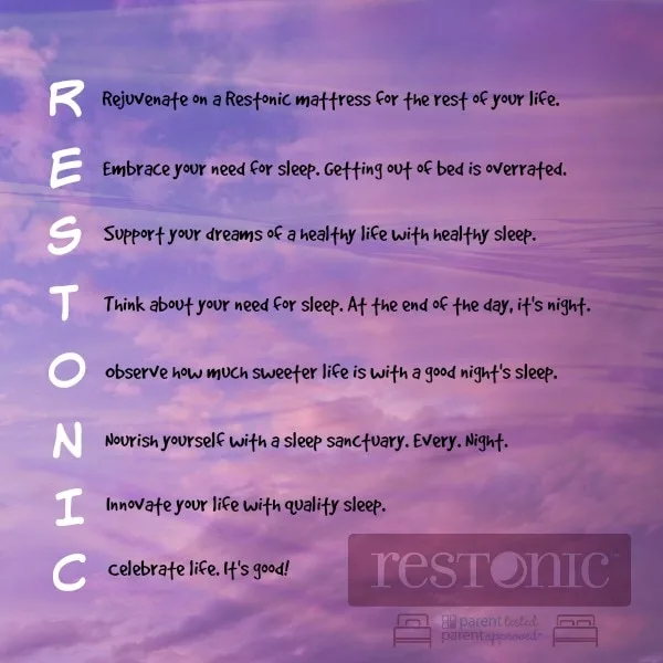 Restonic reminds us to respect sleep! #spon