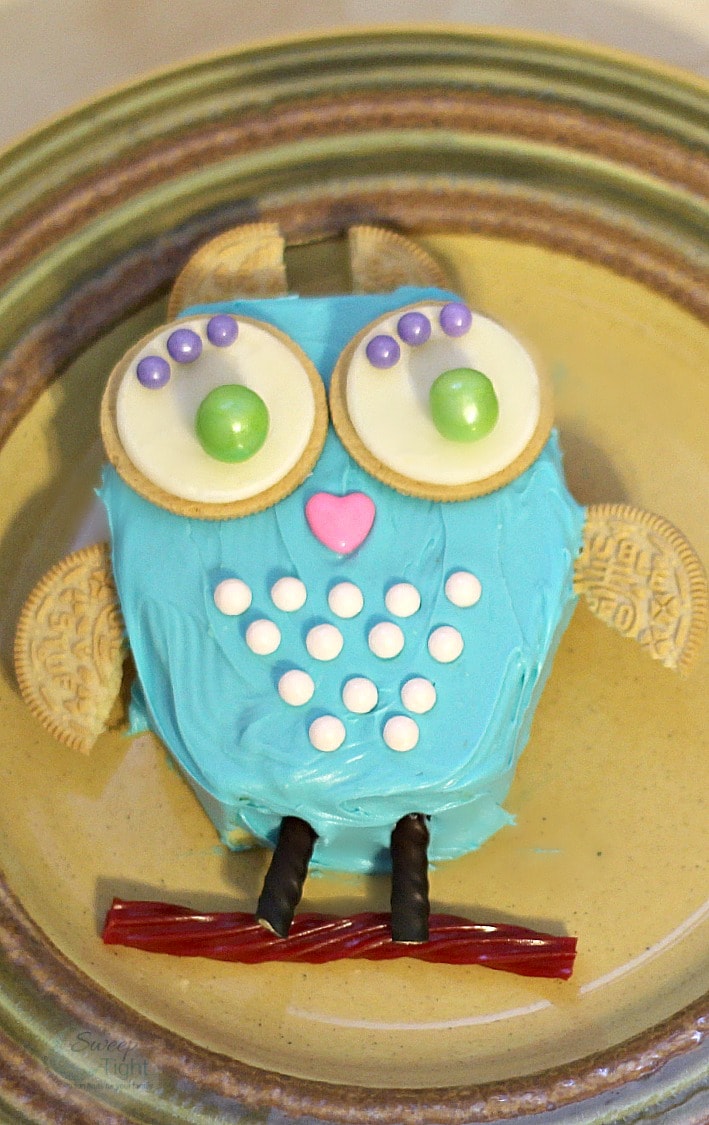DIY Owl Cake with Sweetworks Candy