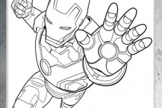 The Avengers Assemble May 1st Coloring Sheet