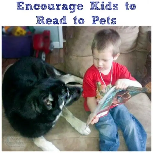 Encourage kids to Read to Pets
