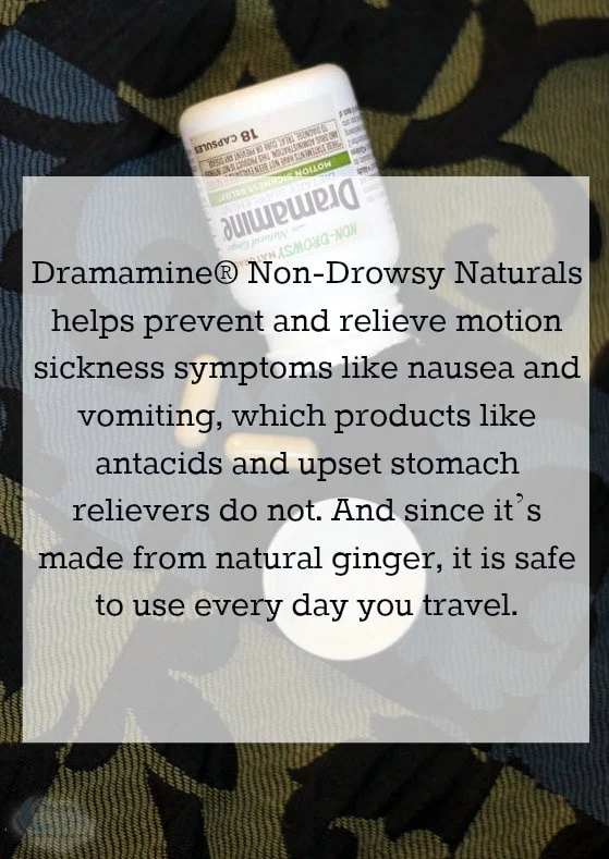 New Dramamine Non Drowsy with Ginger.