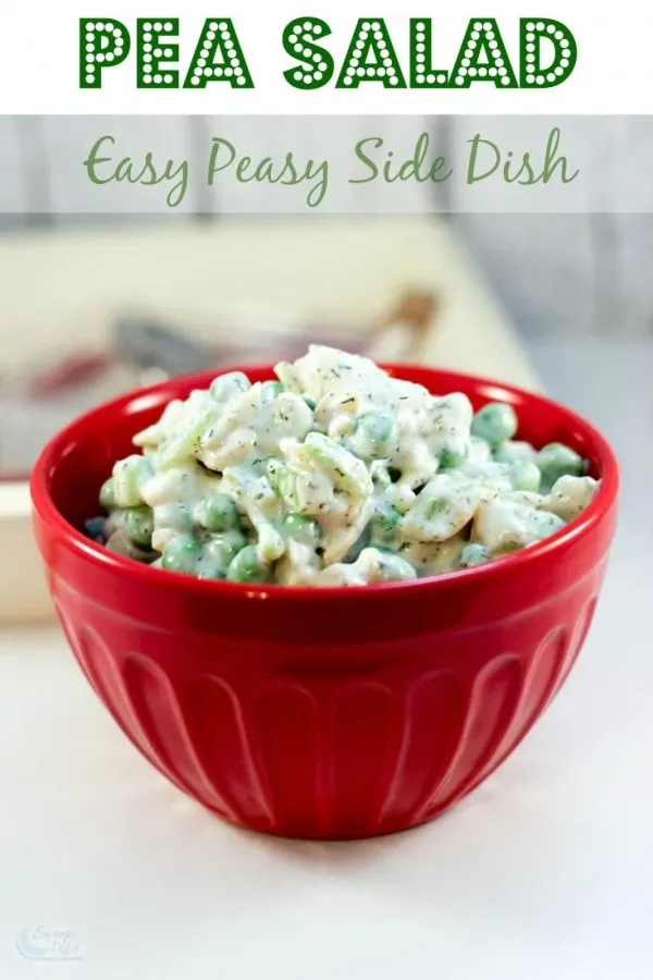 Pea Salad Recipe - Easy BBQ Side Dish
