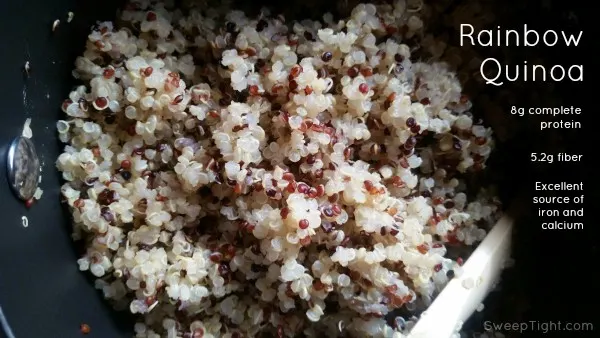 Rainbow Quinoa is amazing. So delicious and nutritious