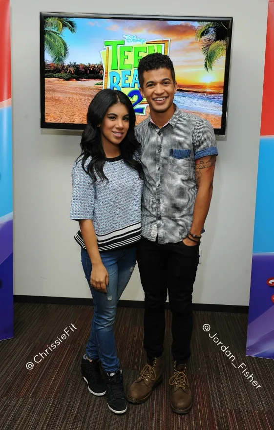 Chrissie Fit and Jordan Fisher from Teen Beach 2.  