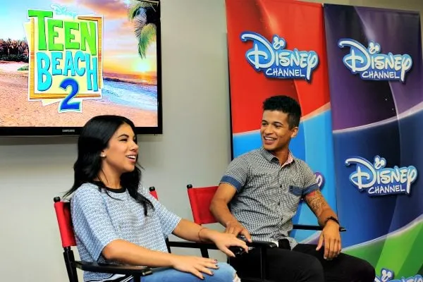 Disney Stars Chrissie Fit and Jordan Fisher.