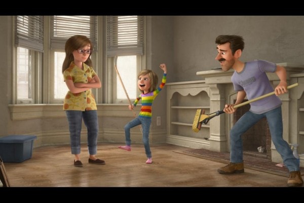 Indoor hockey scene from the Inside Out movie. 
