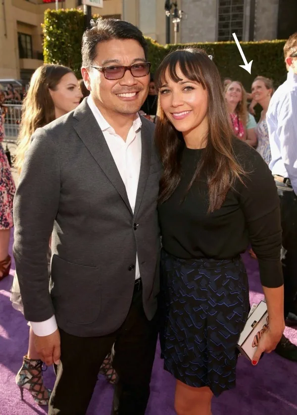 Co-director Ronnie Del Carmen and actress Rashida Jones attend the Los Angeles Premiere and Party for Disney/Pixar's INSIDE OUT at El Capitan Theatre on June 8, 2015 in Hollywood, California #InsideOutEvent 