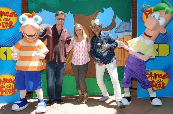 Shelley from SweepTight.com with #PhineasAndFerb Creators #PhineasAndFerbEvent #LastDayOfSummer
