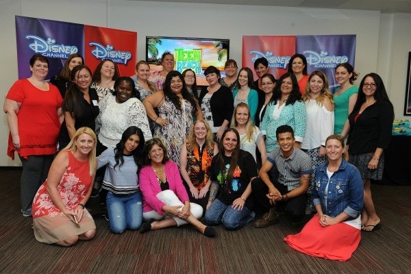Mommy Bloggers with Disney stars Chrissie Fit and Jordan Fisher.