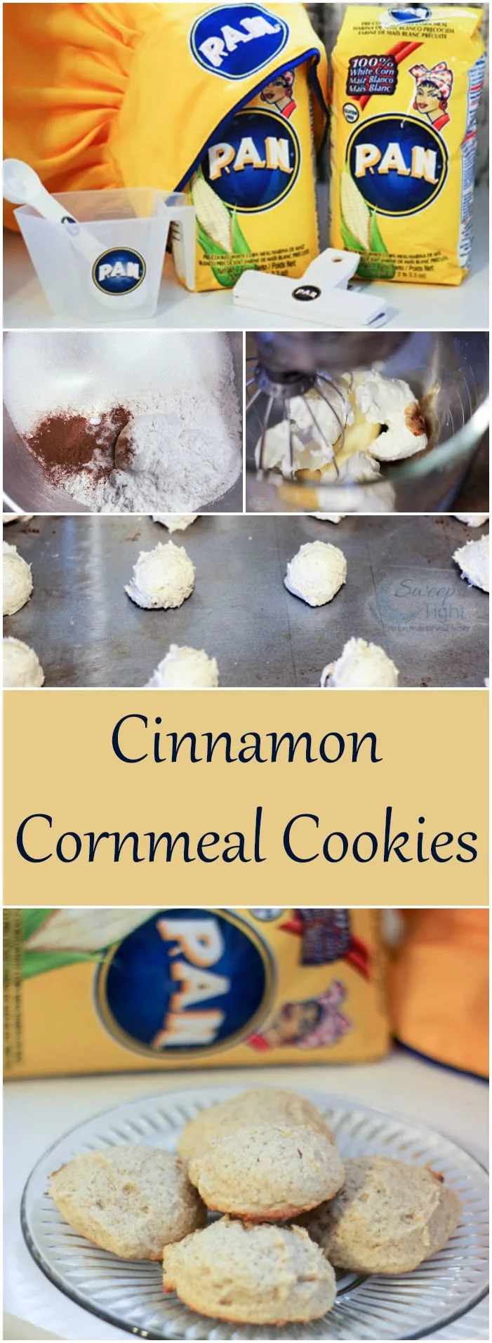 Cinnamon Cornmeal Cookies Recipe #PANFan