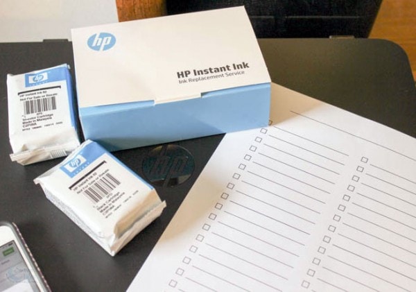 HP Instant Ink is Helping me Get Organized - Free Printables