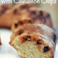 Corn Pound Cake Recipe with Cinnamon Chips #PANFan