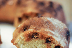 Corn Pound Cake Recipe with Cinnamon Chips #PANFan