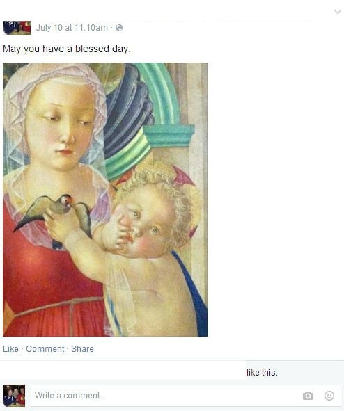 Post the best renaissance babies on people's walls with legit best wishes.