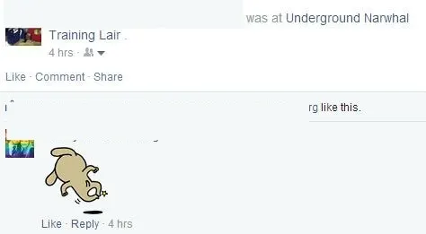 Check in while you are at home, but name your location something awesome. Like, Underground Narwhal Training Lair.