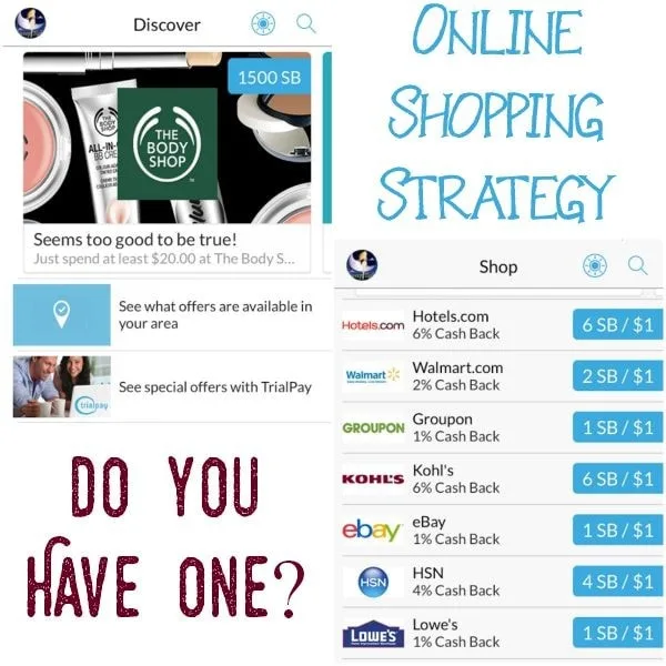 Online Shopping Strategy?