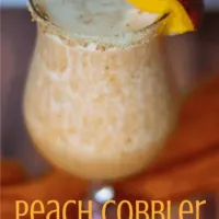 Peach Cobbler Margarita Recipe