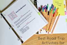 Road Trip Activity binders for tweens and teens #MFRoadTrip