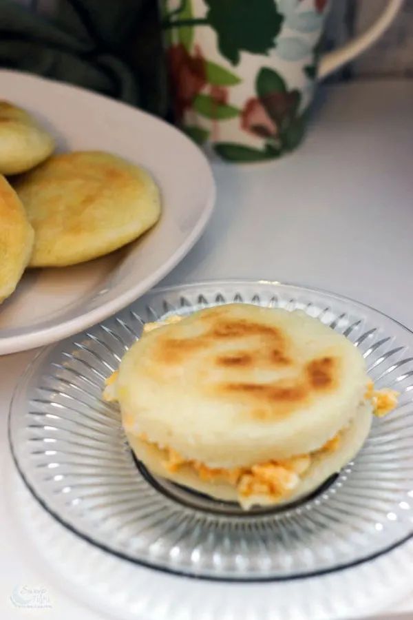 Arepa Breakfast Sandwich Recipe #PANFan