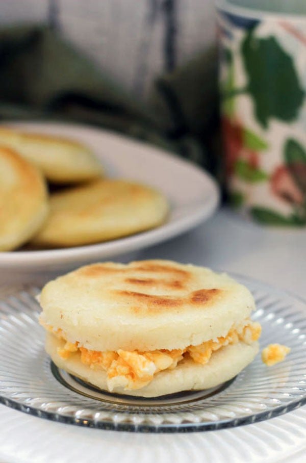 Arepa Breakfast Sandwich Recipe #PANFan