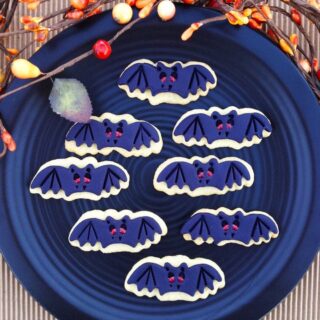 Bat Sugar Cookies Recipe for Halloween