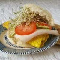 Awesome breakfast sandwich under 350 calories. Add to your healthy breakfast recipes!