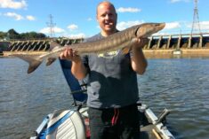 Mike Sturgeon Fishing Lake Wisconsin