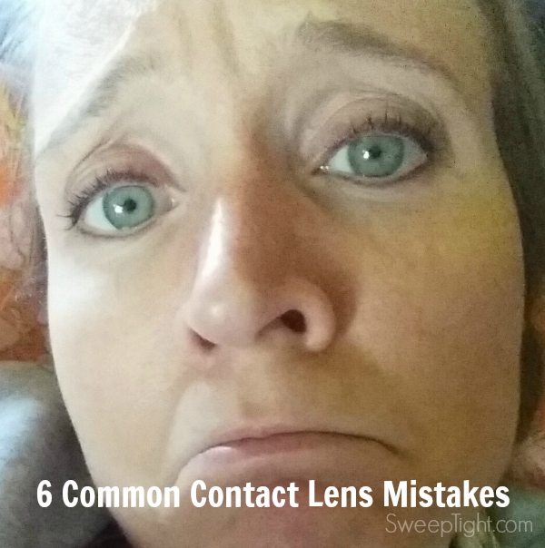 Follow these tips to protect your eyes! Don't make these common contact lens mistakes! #AOAhealthyeyes #CleverGirls #ad