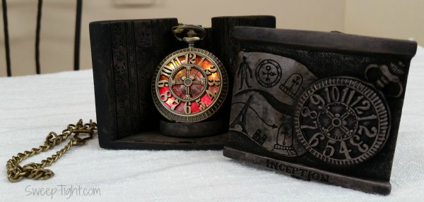 The collectible Starling Steampunk Pocket Watch comes in a limited edition resin box designed by Disney artist Terri Hardin Jackson. Just gorgeous.