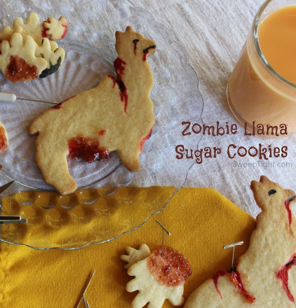 Zombie Llama Cut Out Sugar Cookies Recipe