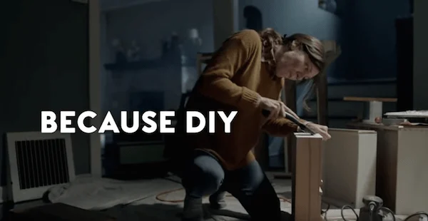 Person doing a project.