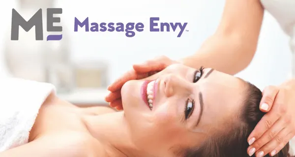 Woman getting a massage. 