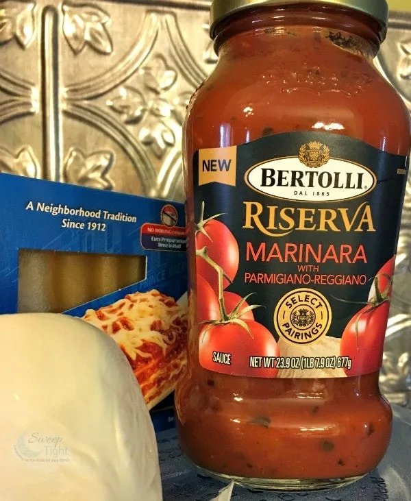 Lasagna Rolls with Bertolli Riserva 