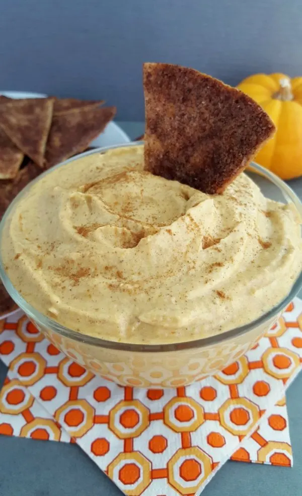 Baked Cinnamon Chips with Pumpkin Pie Dip Recipe