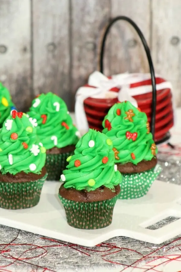 Christmas Tree Cupcakes Recipe