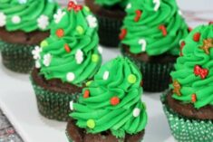 Christmas Tree Cupcakes Recipe