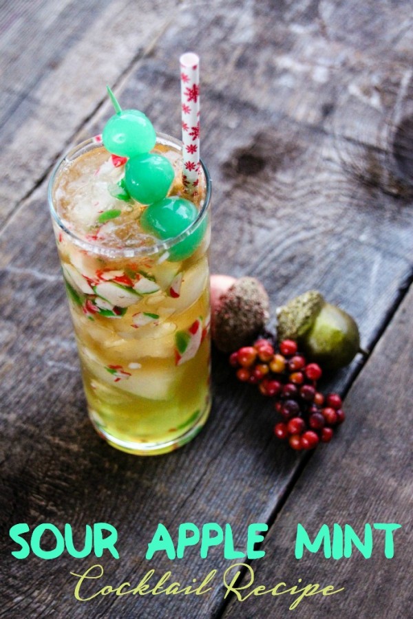 Sour Apple Mint Drink Cocktail Recipe