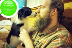 Don't let fear of possible messes stand in the way of adopting your first pet! #ShedHappens #ad