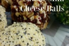Savory Mini Cheese balls recipe make for quick easy appetizers