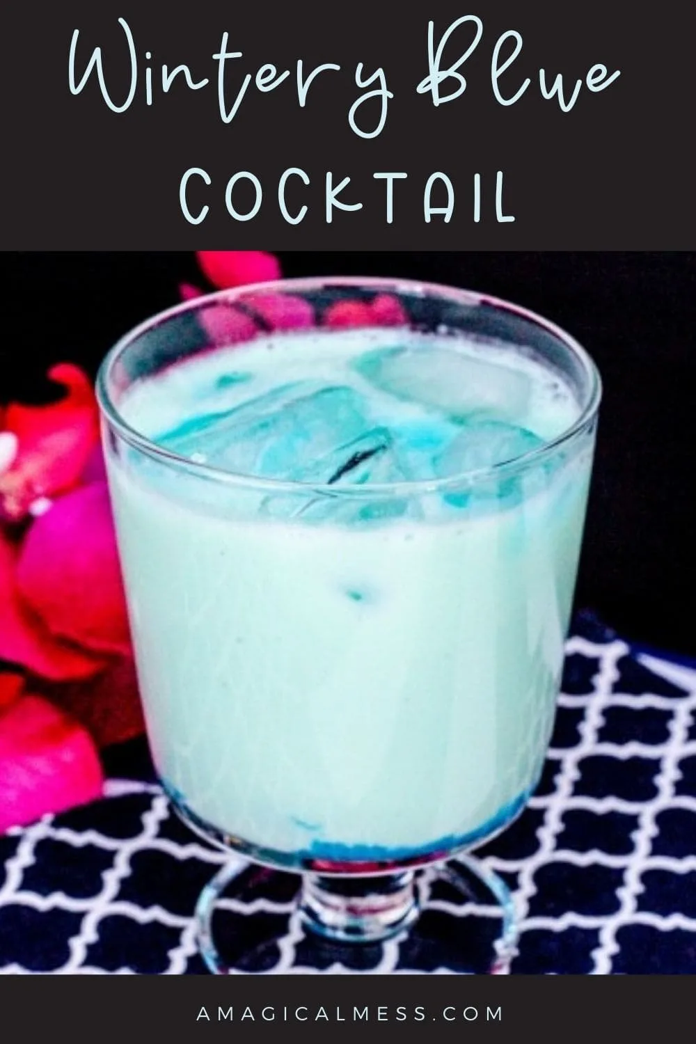 blue mixed drink