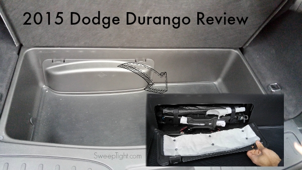 Storage spot in the 2015 Dodge Durango.