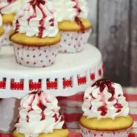 Lemon Cherry Filled Cupcakes Recipe