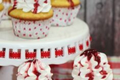 Lemon Cherry Filled Cupcakes Recipe